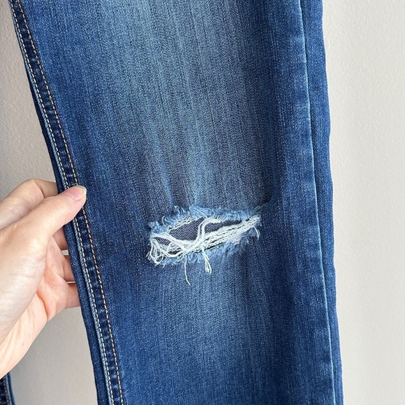 Hollister Women's Blue Distressed Straight Leg Jeans 5S (Short), W7 L30 - Picture 5 of 16